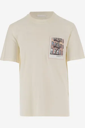 Helmut Lang Cotton Postcard T-shirt With Print