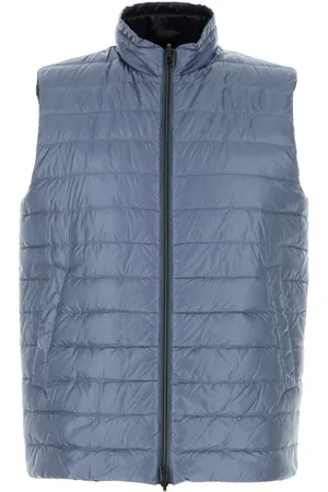 HERNO Air Force Blue Nylon Reversible Jacket