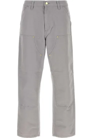 Carhartt Grey Cotton Double Knee Pant