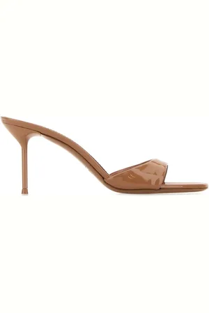 PARIS TEXAS Camel Leather Lidia Mules