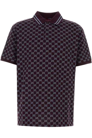 Gucci Embroidered Cotton Polo Shirt