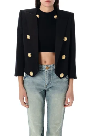 Balmain 6 Buttons Cropped Jacket