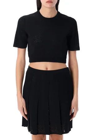 Givenchy Cropped Sweater In Monogram 72 Jacquard