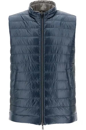HERNO Reversible Black Polyamide Gilet