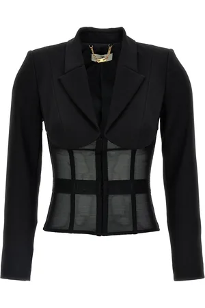 Elisabetta Franchi Crêpe And Tulle Blazer
