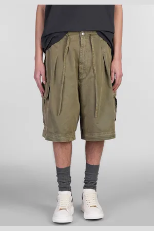 Alexander McQueen Shorts In Green Cotton