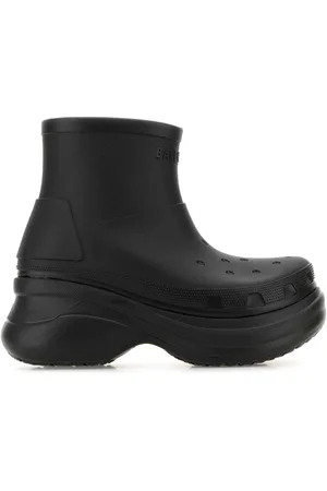 Balenciaga Rubber Crocs Ankle Boots