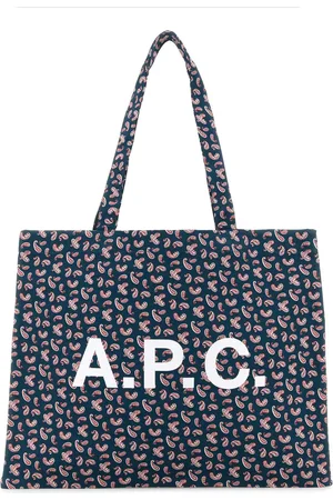 A.P.C. A. P.C. Printed Canvas Diane Shopping Bag