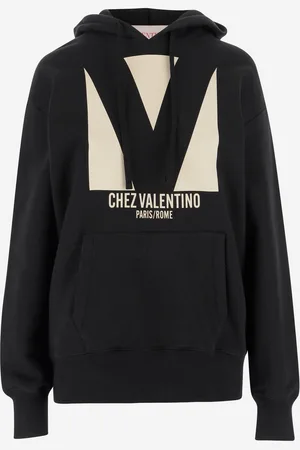 VALENTINO GARAVANI Chez Valentino Print Cotton Hoodie