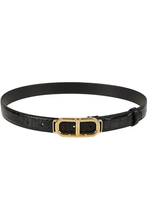 Tom Ford Shinny Stamped Croc Belt