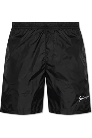 Givenchy Logo Embroidered Elastic-waist Swim Shorts
