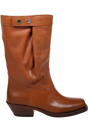 Marant Etoile Ademe Square Toe Biker Boots