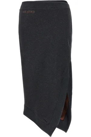 The Attico Asymmetrical Midi Skirt
