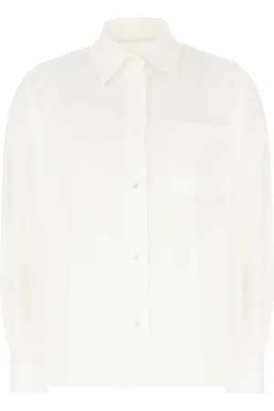 Max Mara White Poplin Shirt