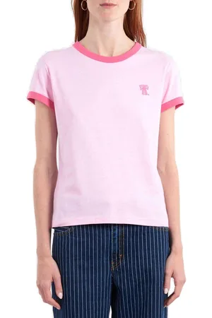 Acne Studios Logo Printed Crewneck T-shirt