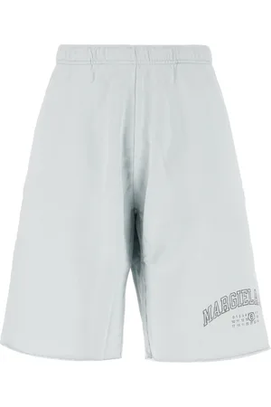 Maison Margiela Pastel Light Blue Cotton Bermuda Shorts