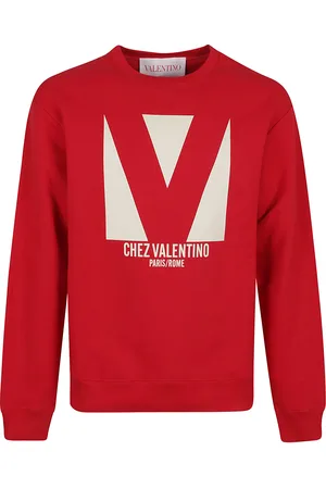 VALENTINO GARAVANI Jersey Felpa Chez Valentino Cotton Sweatshirt