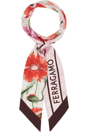 Salvatore Ferragamo Printed Silk Foulard