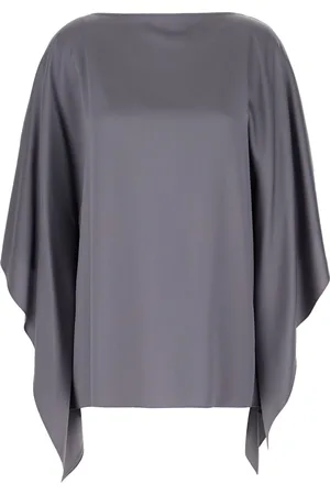 Lanvin Grey Acetate Blend Blouse