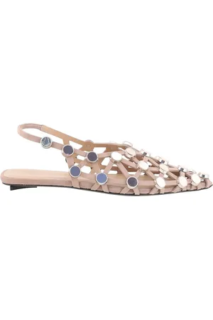 The Attico Grid Ballerinas