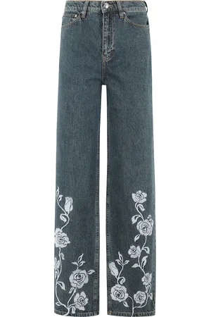 ROTATE Straight Legged Jeans