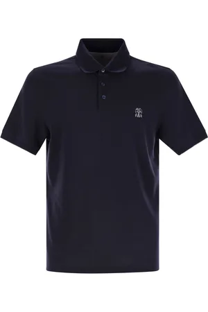 Brunello Cucinelli Cotton Polo Shirt With Printed Logo