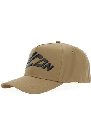 Dsquared2 Gabardine Baseball Cap With Maxi Logo Lettering On The Front In Cotton Man