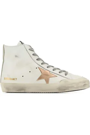 Golden Goose White Leather Francy Sneakers