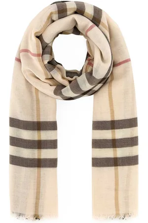 Burberry Embroidered Wool Scarf