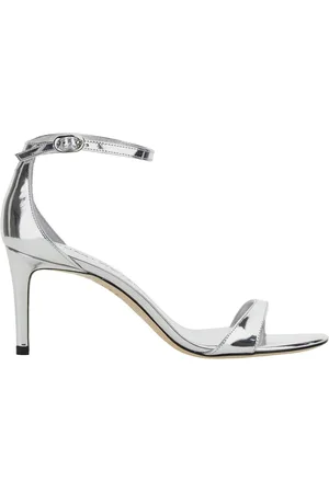 Stuart Weitzman Nudistarc Sandals With High Block Heel In Patent Leather Woman