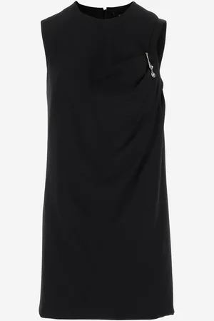 VERSACE Satin Dress With Safety Pin