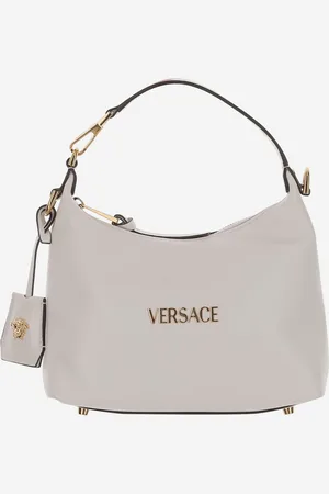 VERSACE Lambskin Handbag With Logo