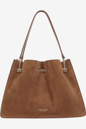 Giorgio Armani Small Suede Shopper Bag