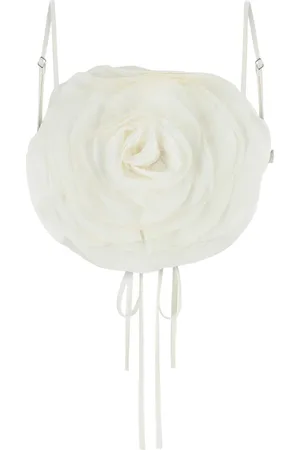 BLUMARINE White Gabardine Top