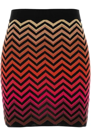 Missoni Embroidered Cotton Blend Mini Skirt