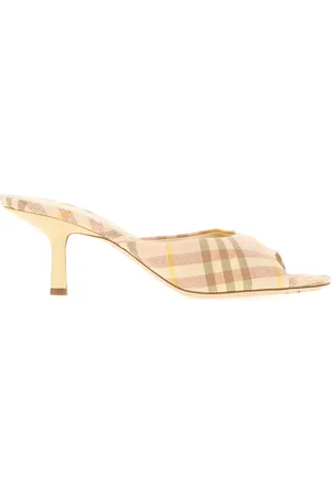 Burberry Embroidered Fabric Mules