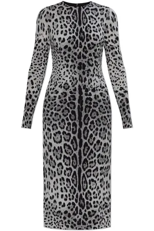 Dolce & Gabbana Animal Printed Midi Dress