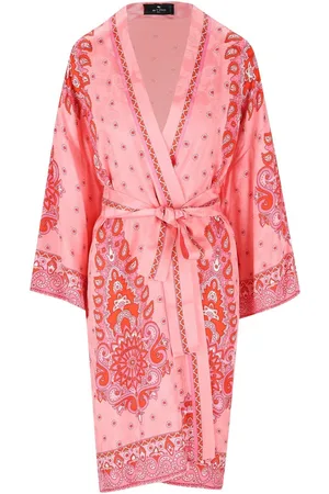 Etro Printed Satin Kimono