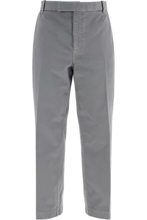 Thom Browne Pressed Crease Tapered Leg Chinos