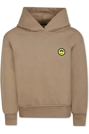 BARROW Beige Sweatshirt For Kids With Smiley