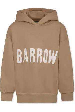 BARROW Beige Sweatshirt For Kids With Smiley