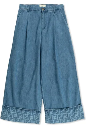 Fendi Kids Wide-leg Jeans