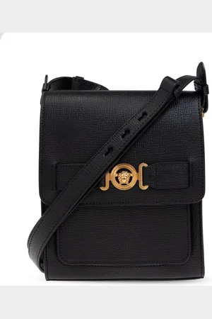 VERSACE Medusa Biggie Foldover Top Crossbody Bag