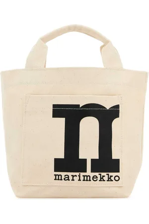 Marimekko Melange Sand Canvas Shopping Bag