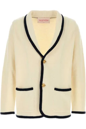VALENTINO Ivory Wool Blend Blazer