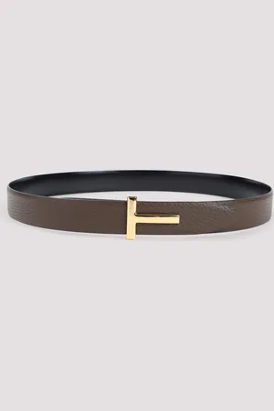 Tom Ford Grained Calf Leather Belt