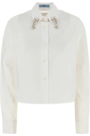 Prada White Poplin Shirt