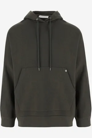 Helmut Lang Cotton Hoodie With Logo