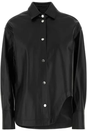 The Attico Leather Eliza Shirt