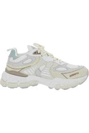 Axel Arigato Sphere Running Sneakers With Chunky Sole And Logo On Tongue In Leather And Fabric Blend Woman